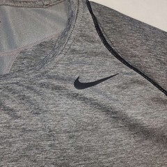 NIKE PRO Dri-FIT Fitted Short Sleeve Athletic T-Shirt Grey XXL
