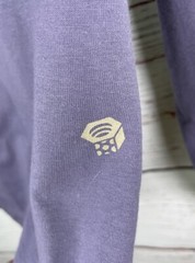 NWT Mountain Hardware T-shirt Base Camp Size Medium Long Sleeve Purple Hiking C1