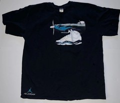 Vintage Air Jordan 5 Grape T Shirt Jordan Brand Og Y2k Sz 3x Black