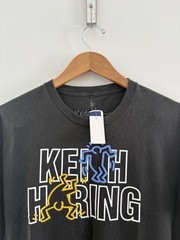 NWT Keith Haring Black Fade Love Short Sleeve T-Shirt Adult Size Medium