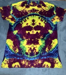 Hand Dyed Shirt Sleeve Tie Dye T Shirt Unisex For Men And Women