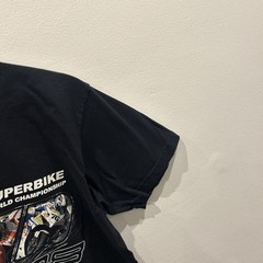 Superbike Donington Park 2008 T Shirt Mens Medium Black Graphic Cotton