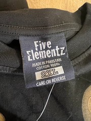 Vintage Five Elementz Glitter Monkey Long Sleeve Shirt Graphic Adult XXL Y2K AOP