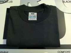 1 NEW PROCLUB COMFORT PLAIN T-SHIRT BLANK BLACK TEE PRO CLUB S-3XL 1PC