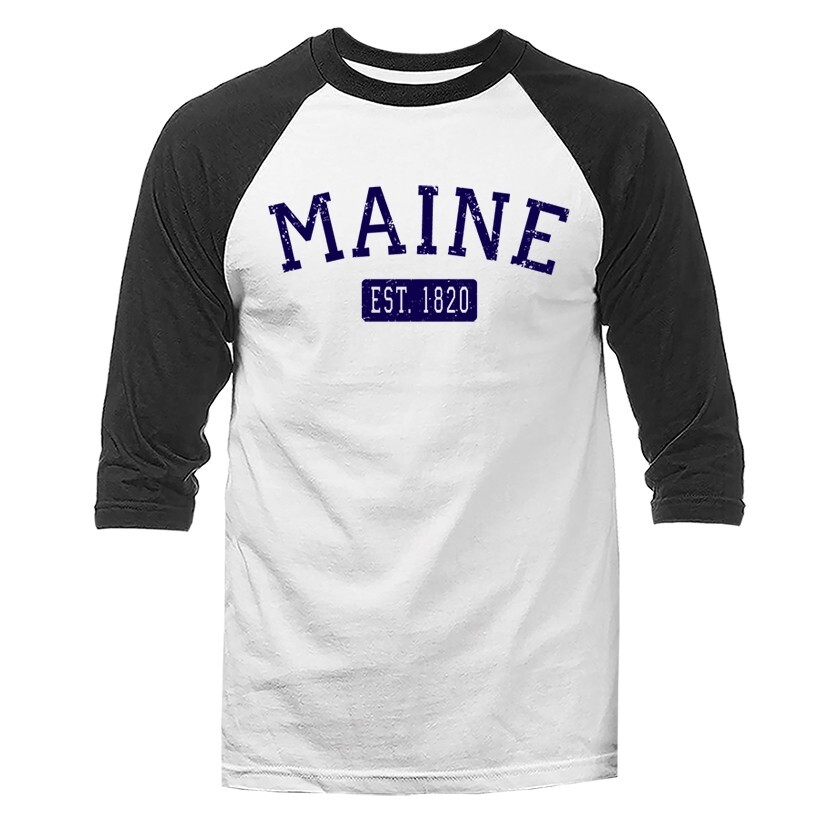 State of Maine ME 3/4 Sleeve Raglan
