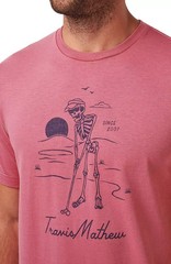 Travis Matthew Size S – Lost Weekend Golf Skeleton Cotton Graphic T-Shirt