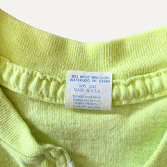 Vintage Trek cycling neon bike top size small / medium made in USA