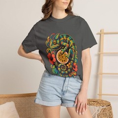 Psychedelic Passionfruit Chameleon Graphic Tee