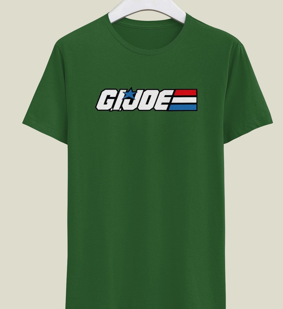 Green GI Joe Logo A Real American Hero ARAH Mens T Shirt Gildan LARGE