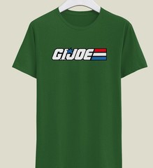 Green GI Joe Logo A Real American Hero ARAH Mens T Shirt Gildan LARGE