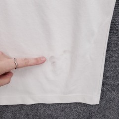Uniqlo U T Shirt Mens XL Extra Large White Pullover Crew Neck Airism Recycled