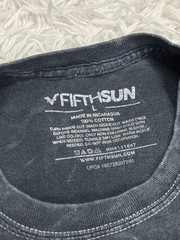 Fifth Sun Walmart Smiley Face Always Graphic T-Shirt Black Mineral Wash Large