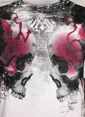 ARCHAIC by AFFLICTION Men’s T-Shirt Skulls Crushers White Biker S-45XL $40