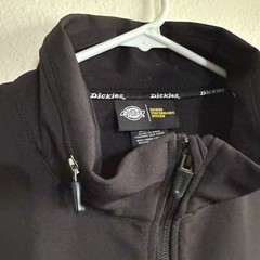 Dickies Performance Protect 2XL Full Zip Bonded Softshell Black Jacket Toggle