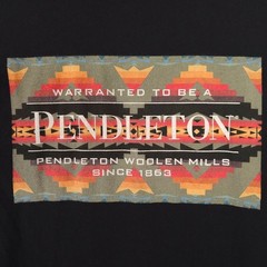 Pendleton T Shirt Mens Size Medium Black Aztec Southwestern