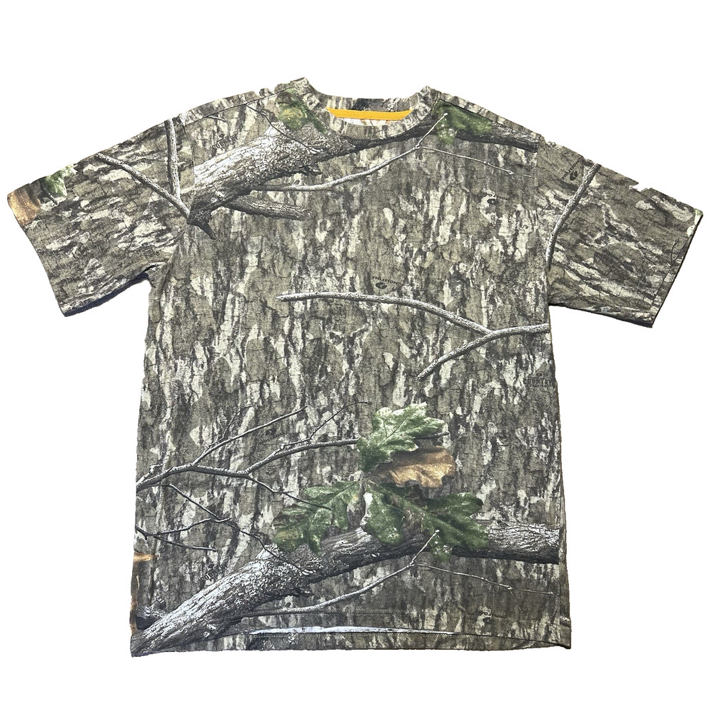 Mossy Oak Country Roots Camo T Shirt Hunting Camouflage Tee Medium