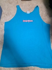 Vintage Body Glove Shirt Men’s Extra Large XL Teal Tank Top Beach 100% Cotton