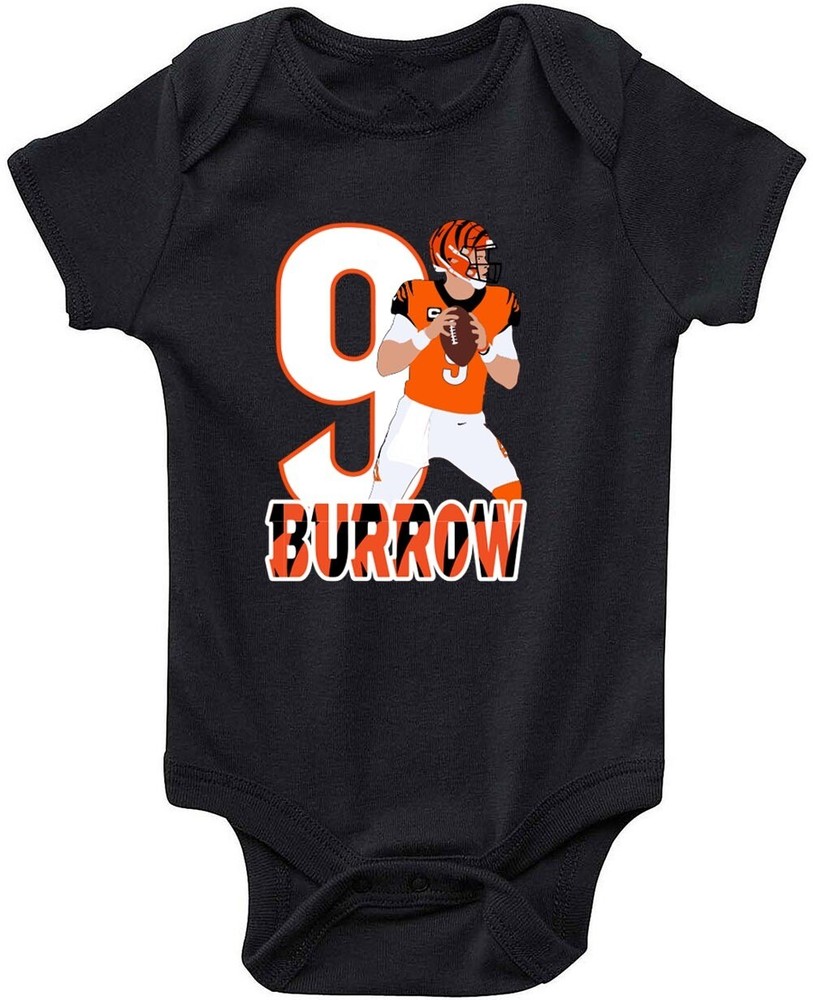 Joe Burrow 9 Jersey Creeper Romper One Piece BABY