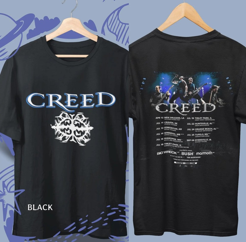 Creed Summer Tour 2026 shirt, Classic Rock Band Unisex T-Shirt
