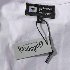 Godspeed Bomb Squad Print Tee Streetwear Men’s Hip Hop Oversized Graphic T-Shirt