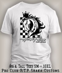 Mens Big Tall Sport Tee Shirt Accept Failure Graphic Sneaker Pro Club Shaka RTP