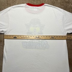 Moolay Bushpig Bait Co Ringer T Shirt Mens XL White Red Pig Graphic Outdoor Tee