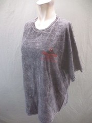 Hawaiian Lava Size XL Mens Gray Short Sleeve Crew Neck Casual Logo TShirt 081