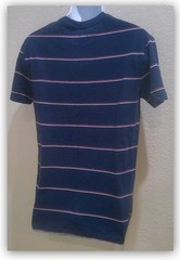 Blue Striped Short Sleeve Crewneck T-Shirt – Goodfellow & Co Standard Fit