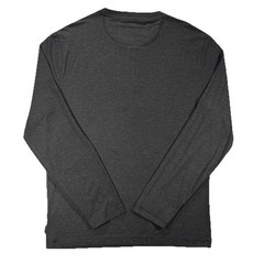NWT Jachs New York Men’s L Large Henley T-Shirt Black Long Sleeve MSRP $89