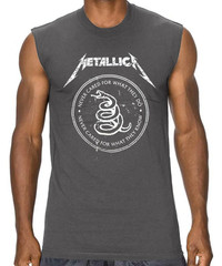 Metallica ‘NEM’ Heavy Metal Band Men’s Muscle Shirts (Multiple Variations)