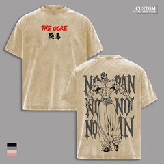 Jack Hanma Anime Gym Tee Muscle Bodybuilding Workout Graphic T-Shirt