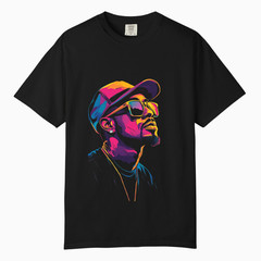 Neon Urban Hip Hop Streetwear Tee, Comfort Colors T Shirt, Unisex Streetwear Tee