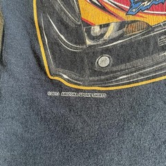 Vintage 2000s Y2K racing graphic front and back pocket tee shirt Size Medium