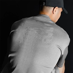 Mens Oversized T Shirt Breathable Mesh Gym Fitness Quick Dry Loose Top UK