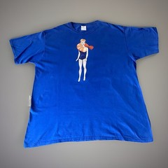 Cool Shrimp On The Barbie pop culture t-shirt featuring bold graphic artwork XL