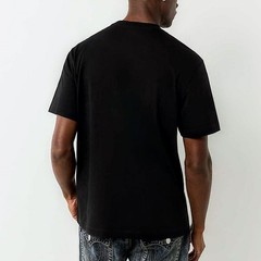True Religion T-Shirt Men’s XL Black White Orange Green Jeans Gas Box Logo New