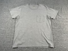 Ship John Shirt Mens Extra Large Grey Short Sleeve Pocket Tee Made in USA