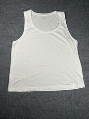 J.Crew White Slub Cotton Tank Top XL