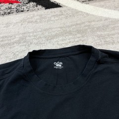 Qor Cashmere Shirt Large Black Outdoor Hike Trail Trekker Base Layer Performance