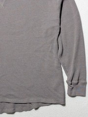 Seven7 Men’s Waffle Knit Thermal Crewneck XL Charcoal Gray Cotton Blend