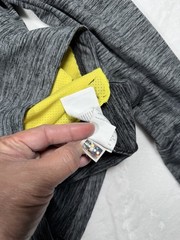 diadora Warm Up Winter Sweat Be One Running Mock Neck Long Sleeve 1/4 Zip M Gray