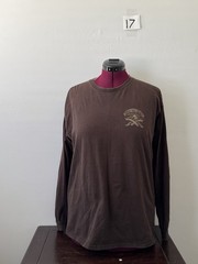 Matco Tools Skull Wrench Graphic Long Sleeve T Shirt Brown Large