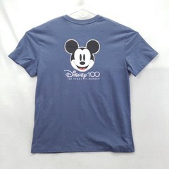 Disney Shirt Mens XL Blue Short Sleeve Disney 100 Mickey Mouse Graphic Logo Tee