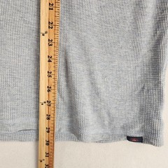 Faherty Mens Cloud Waffle Crew XL Light Blue Thermal Knit Long Slv PIMA Cotton
