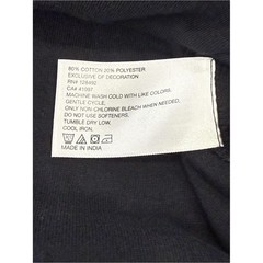 Greg Norman Heathered Charcoal Twill Fleece 1/4 Zip Pullover Shirt Mens Small