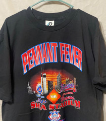 Pennant Fever Shea Stadium 1999 NL Championship Series Shirt XL Mets Braves