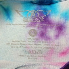 Hand-Dyed XL Aerosmith Band T-Shirt Upcycled Tie-Dye ‘Back In The Saddle’ Unisex