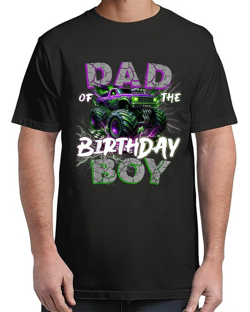Dad Of The Birthday Monster Adult Size S-4XL T-Shirt