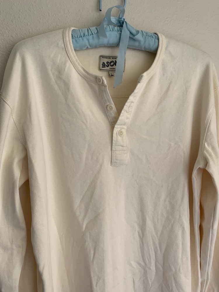 L Fitted &Sons Trading Co The Elder Henley Raw T-shirt And & Sons Retro Style