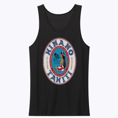 Hinano Beer Papeete Tahiti Polynesia. Black Tank Top, White T-shirt, Size S-3XL